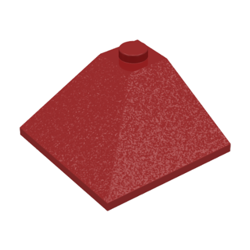Dakpan 33° 3x3 dubbel hoek Dark Red